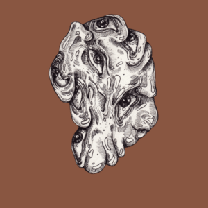 "Oko Chaosu" - surrealistyczna ilustracja