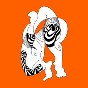 Dziwaki - "Taniec Emocji" — nowoczesna ilustracja artystyczna